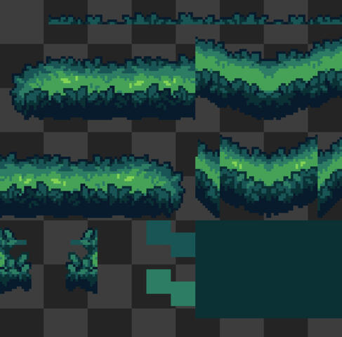 Grass lands - Tileset