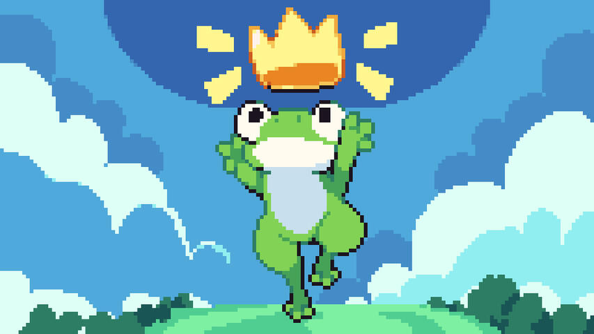Hop Frog Title Screen