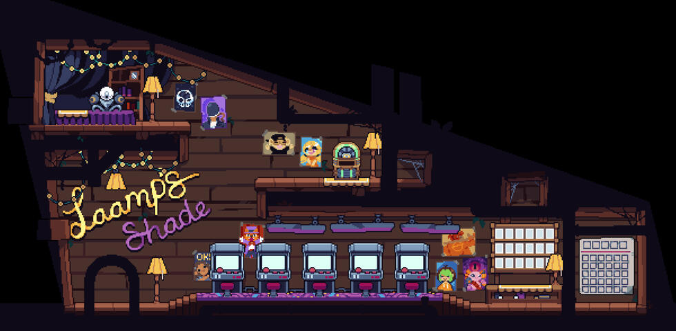 Laamp's Shade Hut Interior